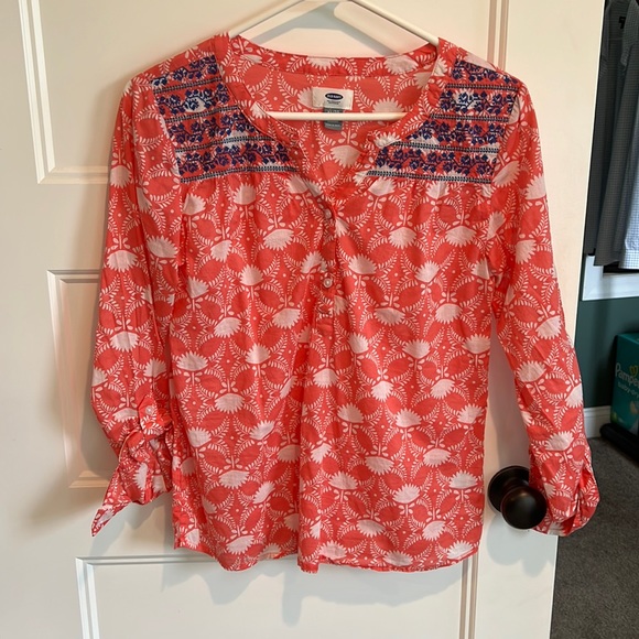 Old Navy girls split next blouse - Picture 1 of 5